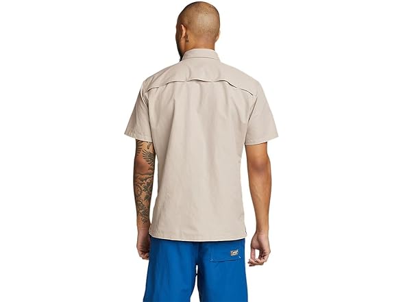 Eddie Bauer Men (L) Short Sleeve Ripstop Shirt
