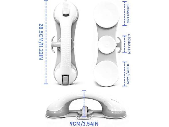 HJSDYLIN Grab Bars for Shower 2 Pack - Gallery 2