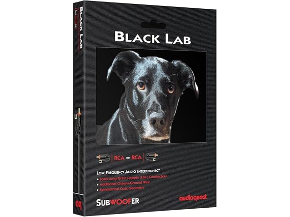 AudioQuest 8m Black Lab RCA Audio Cable