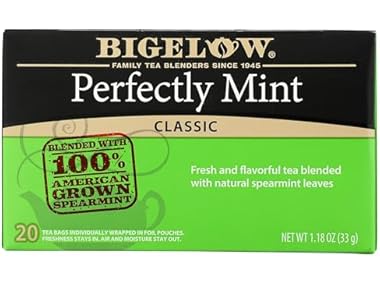 $2.29, Was $3.99, 42% Off! Bigelow Perfectly Mint Black Tea 20 Bags dealfomo