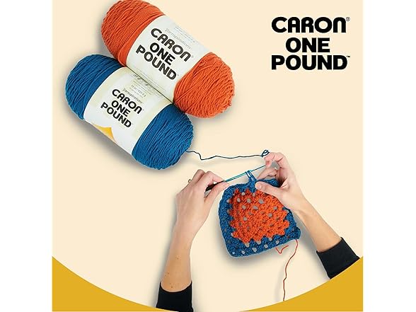 Caron One Pound Purple Yarn - 2 Pack