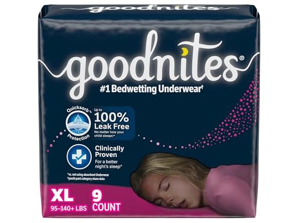 GoodNites Youth Absorbent Underwear