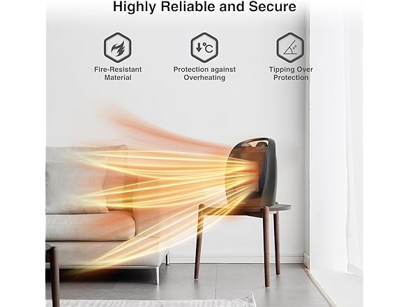 Quiet Portable Heater for Office Desk