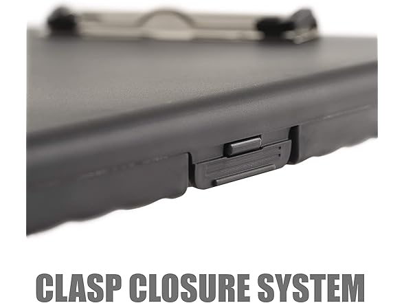 Officemate Slim Clipboard Storage Box, Charcoal