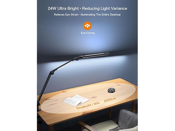 Beanet 24W Ultra Bright LED Desk Lamp