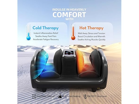 Shiatsu Foot Massager w/ Heat Therapy
