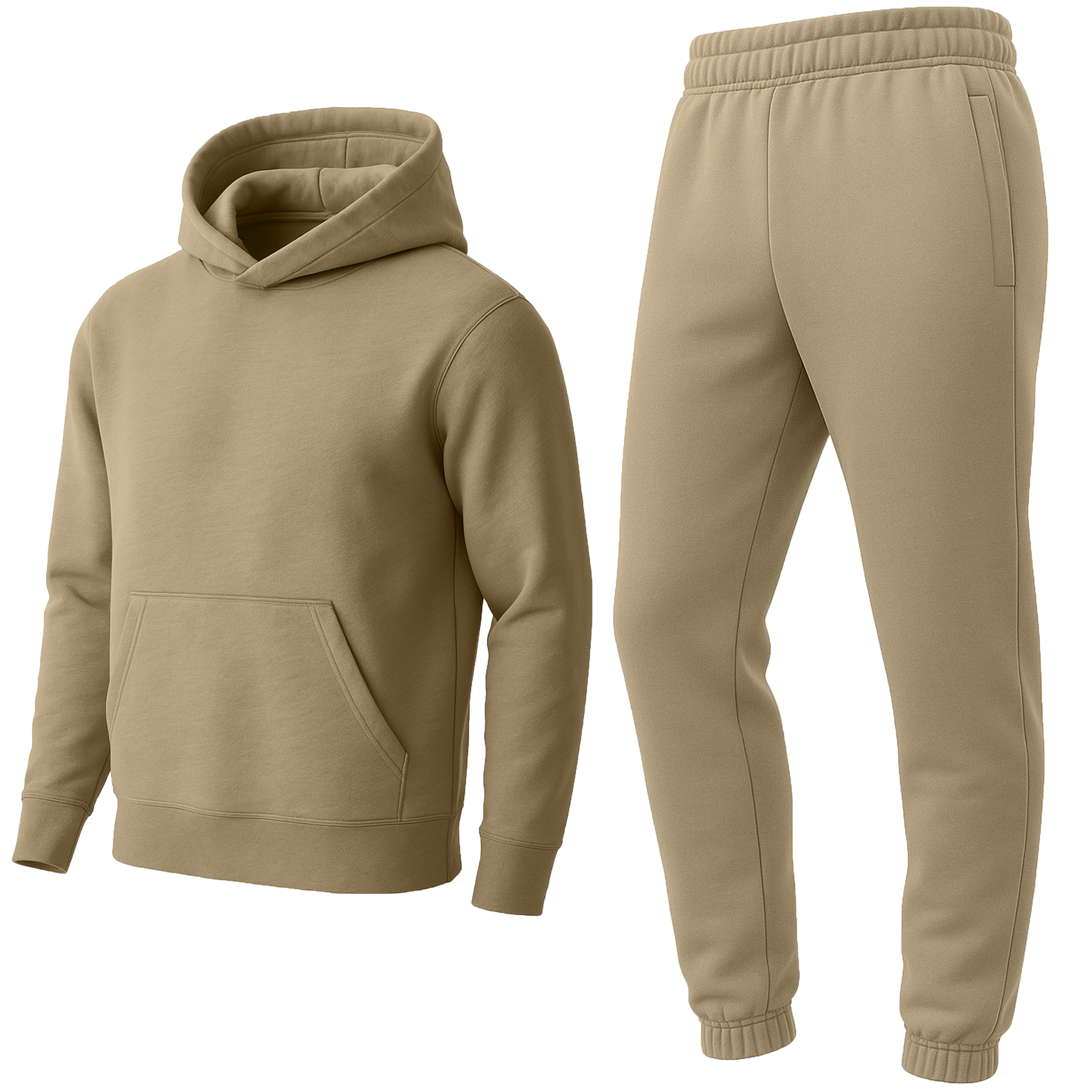 Mens Fleece-Lined Classic Hoodie/Jogger Set - Gallery 37