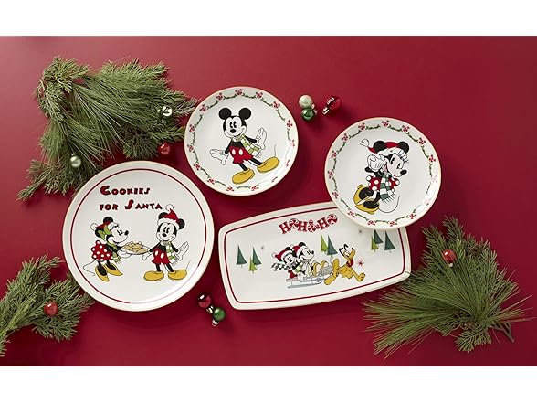 Lenox Disney Cookies for Santa Plate