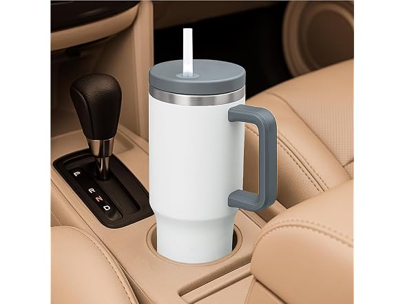 Glad Pioneer Stainless Steel Tumbler 40oz, Grey