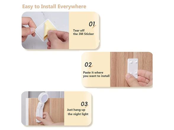 Hakol 3 Pack Motion Sensor Night Light