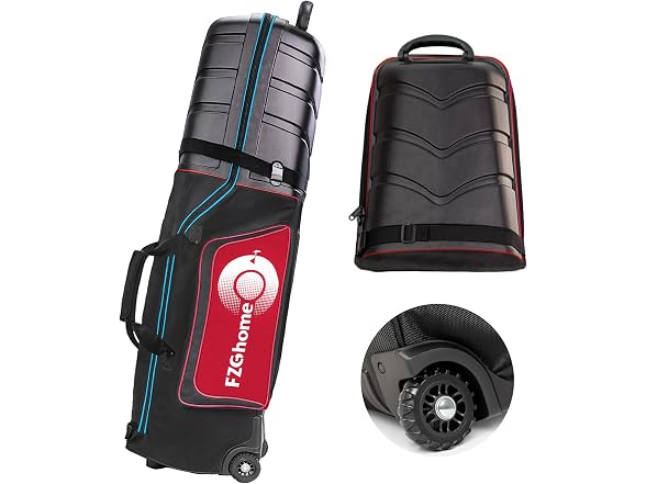 TwilightEmber Hard Case Golf Travel Bag