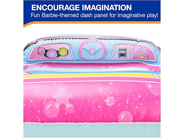 Barbie Inflatable Water Boat Vehicle