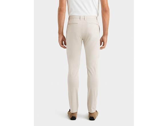 Rhone Men's Slim Commuter Pants, Khaki,