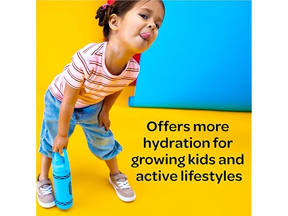 CamelBak Crayola Chug SS Bottle, 16oz, Sky Blue