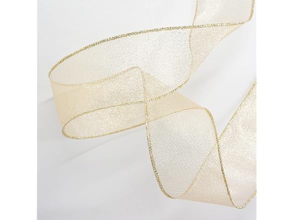 ALTIER 2.5 In x 40 Yd Light Gold Metallic - Gallery 4