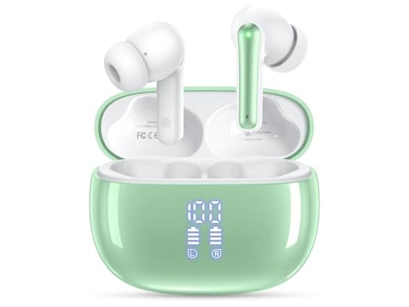 HUIFU Green Wireless Earbuds