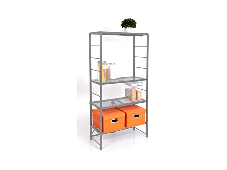 Origami 4 Tier Adjustable Shelf Rack - Gallery 12