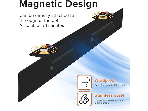 Wind Guards for Blackstone 36 Inch Griddle