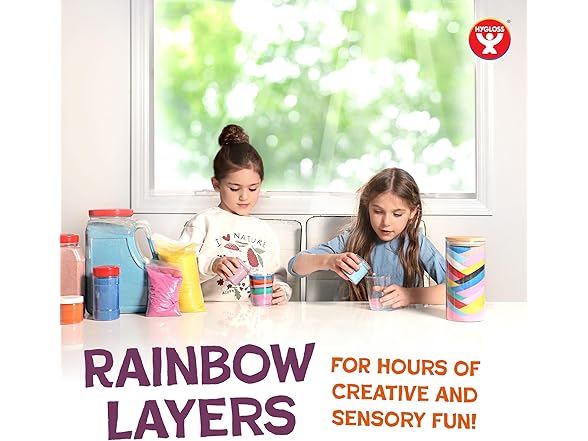 Hygloss Colored Sand for Crafts - 1 lb Bottle, Red and Green