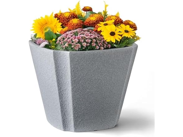 ARBORA 16 Monaco Square Polyresin Planter