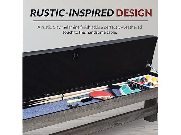 Hathaway 7' Pool Table Combo with Benches