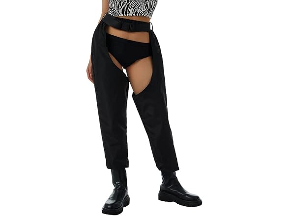 Vilagrah Women (S) Buckle Bottomless Pants Pants