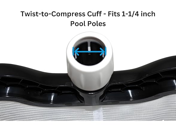 Wessel-Werk Pool Net Skimmer with 2-in-1