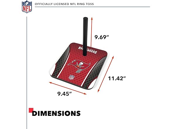 TAMPA BAY BUCCANEERS Quoits Ring Toss Set