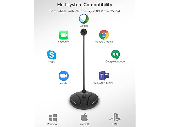 JOUNIVO USB Streaming Microphone