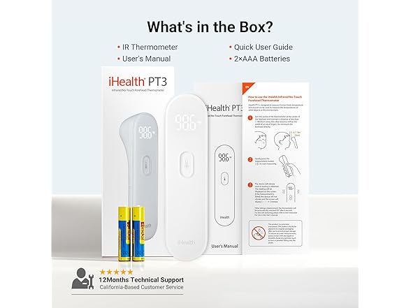 iHealth No-Touch Forehead Thermometer