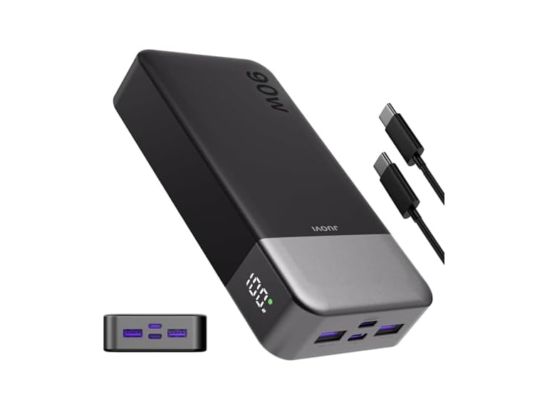 JUOVI 90W Laptop Power Bank 20000mAh