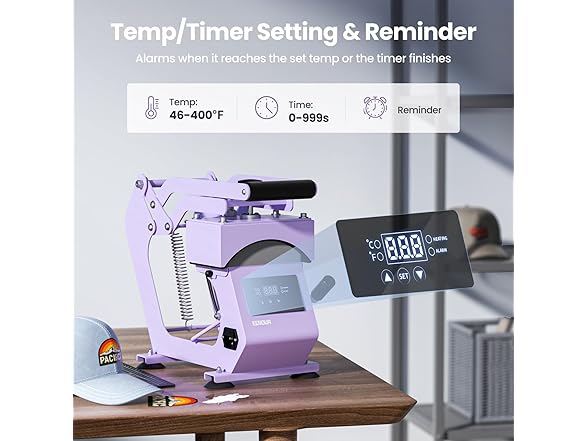 EENOUR VND05904 hat press Purple