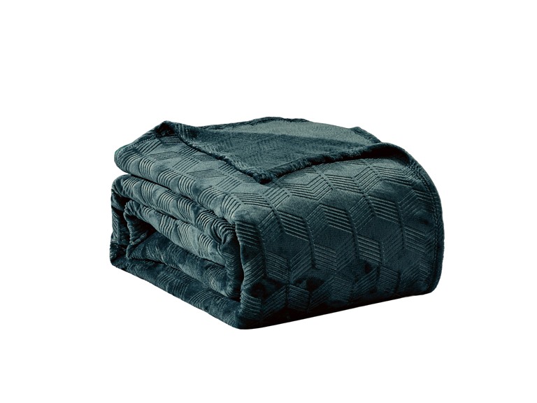 Noble House NH-Amrani Blanket - QN- Teal Queen - 86x