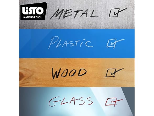 Listo 1620 and 162 Marking Kit - Yellow, 12 Pencil