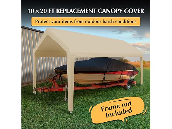 GOTRUTH 10x20 Canopy Replacement Cover