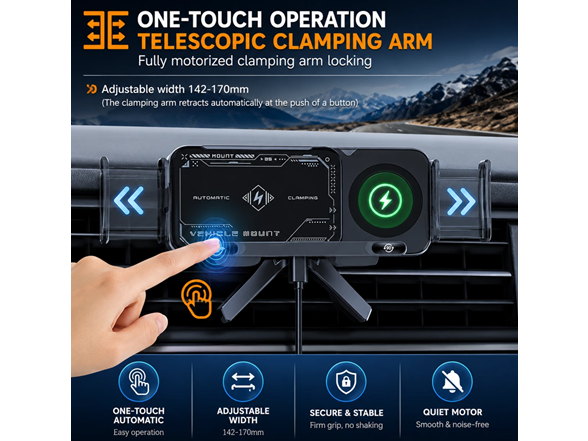 Auto Rotating Car Phone Holder