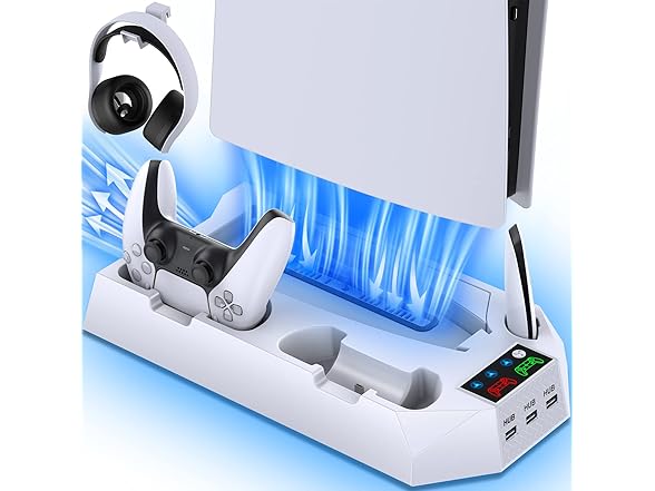 BOLT AXTION PS5 Stand w/Cooling Station