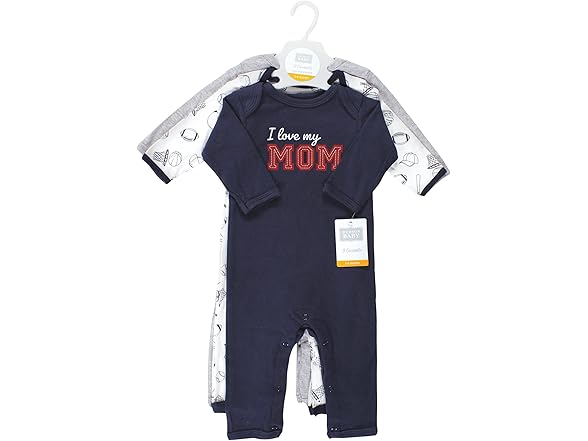 Hudson Baby Girls Unisex Cotton Coveralls