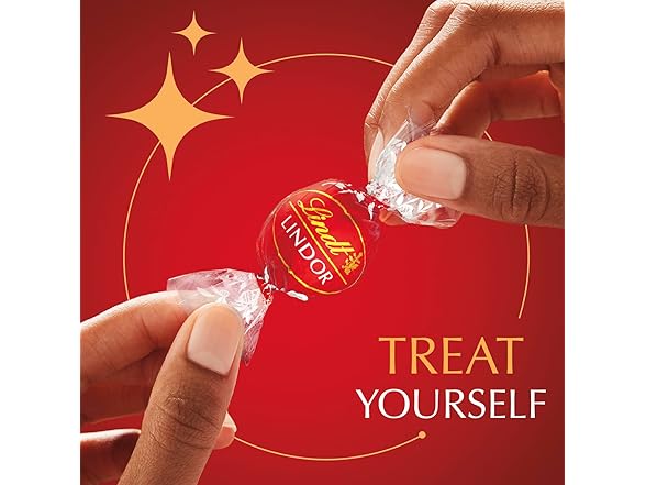 60CT Lindt LINDOR Milk Chocolate Candy Truffles