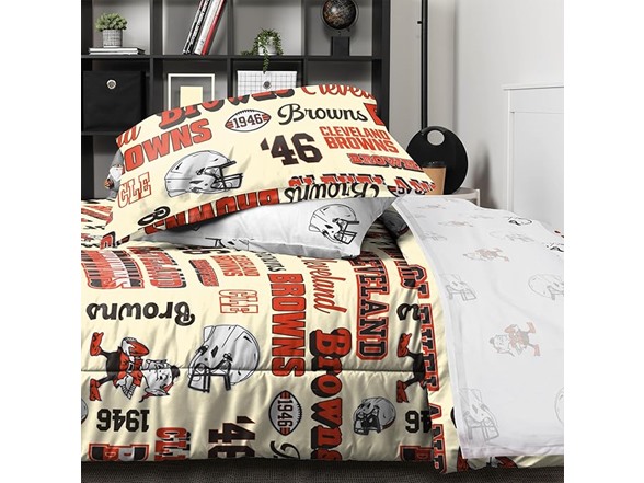 CLEVELAND BROWNS Retro Bed in a Bag Full Set