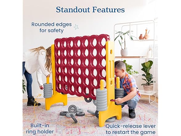ECR4Kids Jumbo 4-To-Score, Giant Game