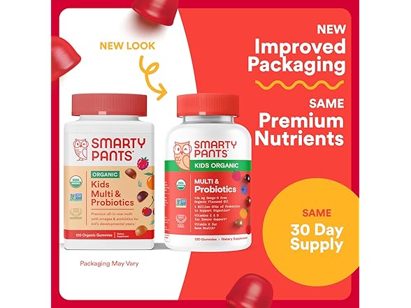 SmartyPants SmartyPants Kids Multivitamin, 120ct