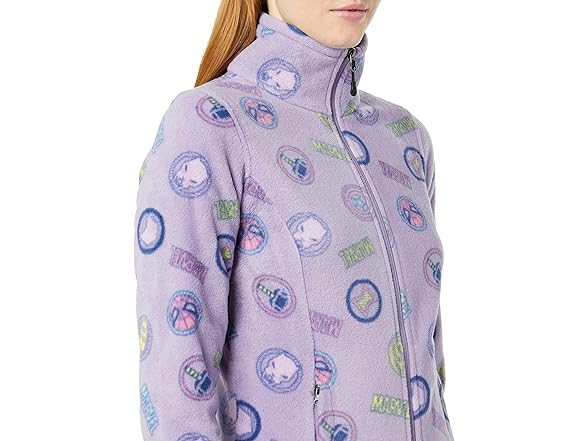 AE Womens Polar Fleece FullZip Mock Jkt