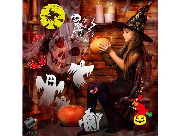 FLITI Halloween Projector Lights