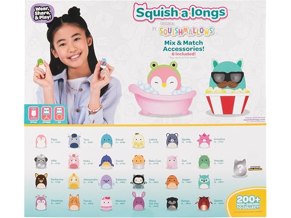 Squish-a-longs Mini-Squish 25-Pack