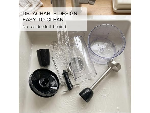 MEGAWISE 5-in-1 Immersion Hand Blender
