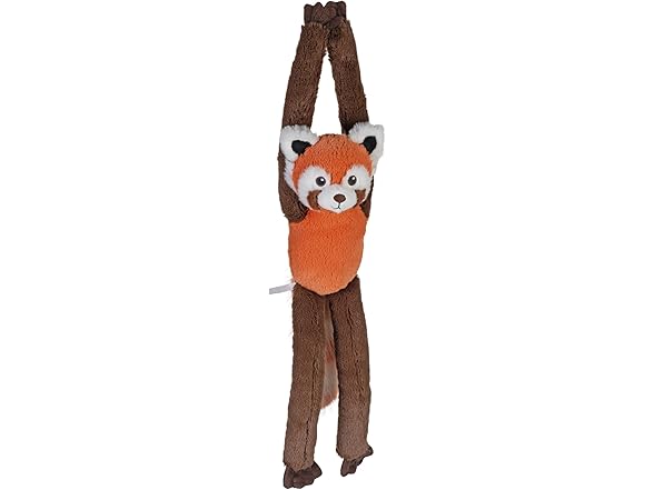 Wild Republic Hanging Eco Red Panda, Stuffed Animal, 21 Inches