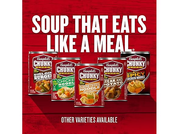 Campbell’s Chunky Soup, New England Clam Chowder