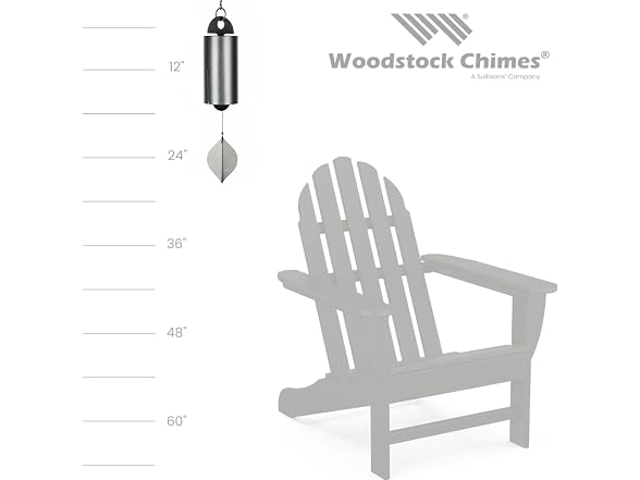 24" Woodstock Heroic Windbell