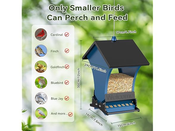 Wildpark Squirrel Proof Bird Feeders